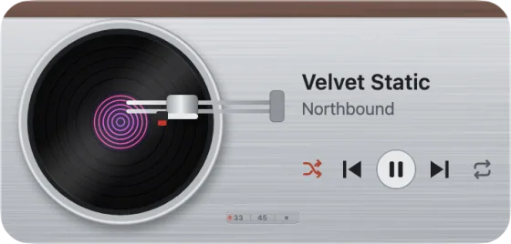 The widget as the Aluminium Linear turntable